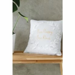 Catherine Lansfield Grey Bee Kind Cushion