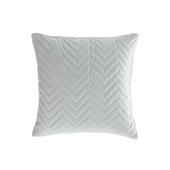 Catherine Lansfield Silver Velvet Zig Zag Cushion 7 Catherine Lansfield Silver Velvet Zig Zag Cushion - Image 7