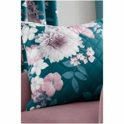 Catherine Lansfield Teal Blue Shewsbury Velvet Pinsonic Cushion -Catherine Lansfield Shop unnamed file 1143