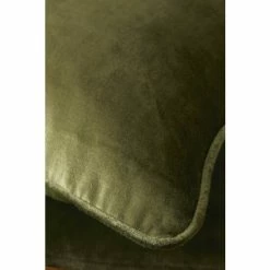 Alternative view of Catherine Lansfield Green Antique Velvet Cushion
