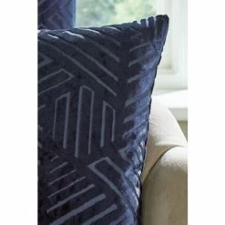 Catherine Lansfield Blue Geo Cut Velvet Cushion -Catherine Lansfield Shop unnamed file 1172