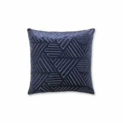 Catherine Lansfield Blue Geo Cut Velvet Cushion -Catherine Lansfield Shop unnamed file 1175