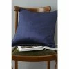 Catherine Lansfield Blue Antique Velvet Cushion