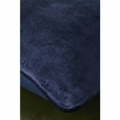 Alternative view of Catherine Lansfield Blue Antique Velvet Cushion