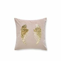 Catherine Lansfield Blush Pink Angel Sequin Cushion -Catherine Lansfield Shop unnamed file 1204