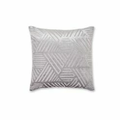 Catherine Lansfield Silver Geo Cut Velvet Cushion -Catherine Lansfield Shop unnamed file 1278