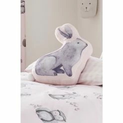 Catherine Lansfield Pink Woodland Friends Bunny Cushion