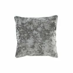 Catherine Lansfield Silver Crushed Velvet Cushion