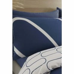 Catherine Lansfield Navy Linear Curve Geometric Reversible Duvet Cover And Pillowcase Set -Catherine Lansfield Shop unnamed file 138