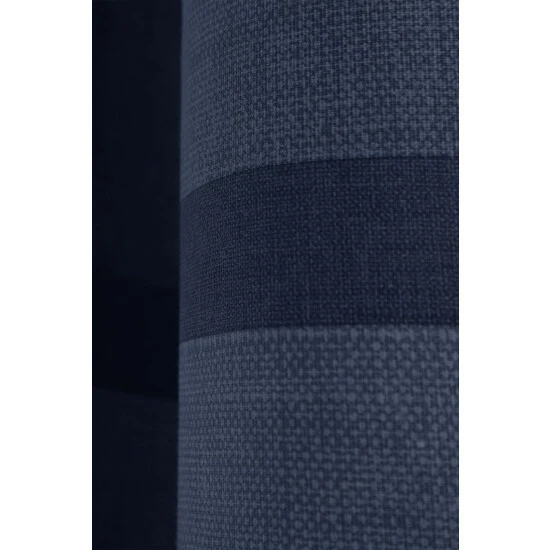 Catherine Lansfield Blue Melville Woven Texture Cotton Eyelet Curtains 3 Catherine Lansfield Blue Melville Woven Texture Cotton Eyelet Curtains - Image 3