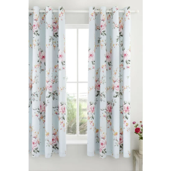 unnamed-file-1538.jpg Catherine Lansfield Duck Egg Blue Canterbury Floral Eyelet Curtains -Catherine Lansfield Shop unnamed file 1538