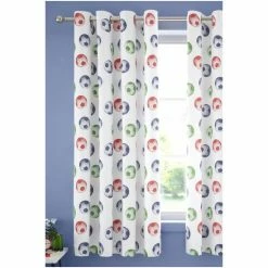 Catherine Lansfield White Eat Sleep Football Lined Eyelet Eyelet Curtains -Catherine Lansfield Shop unnamed file 1645