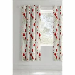 Catherine Lansfield Red Wild Poppies Eyelet Curtains -Catherine Lansfield Shop unnamed file 1775