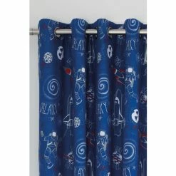 Alternative view of Catherine Lansfield Space Adventure Eyelet Curtains
