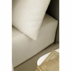 Catherine Lansfield Cream Brushed Cotton Fitted Sheet