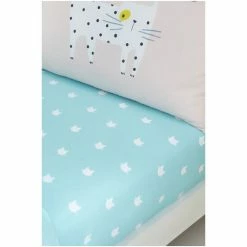 Catherine Lansfield Green Cute Cats Fitted Sheet 5 Catherine Lansfield Green Cute Cats Fitted Sheet -Catherine Lansfield Shop unnamed file 2180