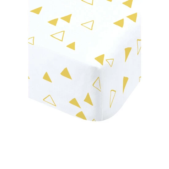 Catherine Lansfield Yellow Giraffe Fitted Sheet 2 Catherine Lansfield Yellow Giraffe Fitted Sheet - Image 2