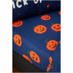 Catherine Lansfield Blue Halloween Pumpkin Fitted Sheet -Catherine Lansfield Shop unnamed file 2263