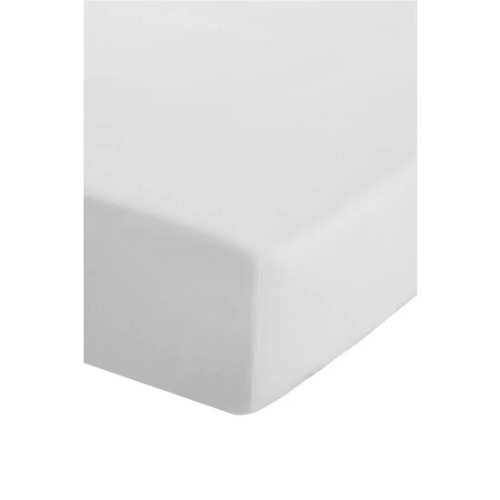 Catherine Lansfield White Percale Extra Deep Fitted Sheet 3 Catherine Lansfield White Percale Extra Deep Fitted Sheet - Image 3
