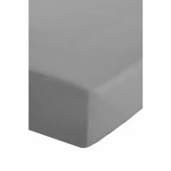 Catherine Lansfield Grey Percale Fitted Sheet