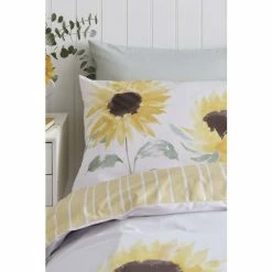 Alternative view of Catherine Lansfield Yellow Painted Sunflowers Duvet Cover And Pillowcase Set
