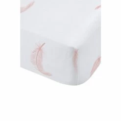 Alternative view of Catherine Lansfield Blush Pink Angel Fitted Sheet