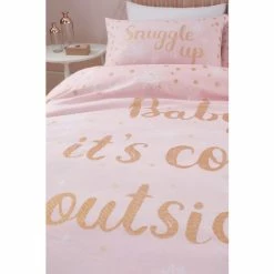 Catherine Lansfield Pink Baby It's Cold Outside Duvet Cover And Pillowcase Set -Catherine Lansfield Shop unnamed file 234