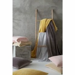 Catherine Lansfield Grey Raschel Velvet Touch Plush Extra Large Throw