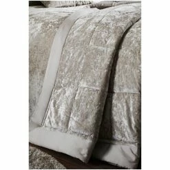Catherine Lansfield Natural Crushed Velvet Bedspread -Catherine Lansfield Shop unnamed file 2478