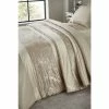 Catherine Lansfield Champagne Gold Velvet Sparkle Throw
