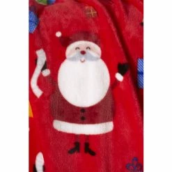 Alternative view of Catherine Lansfield Red Santa's Christmas Presents Warm And Cosy Fleece Throw