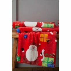 Catherine Lansfield Red Santa's Christmas Presents Warm And Cosy Fleece Throw -Catherine Lansfield Shop unnamed file 2555