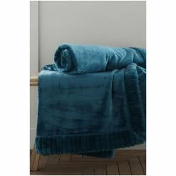 Catherine Lansfield Pink Velvet & Faux Fur Throw -Catherine Lansfield Shop unnamed file 2626