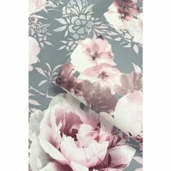 Catherine Lansfield Grey Dramatic Floral Wallpaper Wallpaper -Catherine Lansfield Shop unnamed file 2873