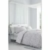 Catherine Lansfield Grey Floral Birds 100% Cotton Reversible Duvet Cover And Pillowcase Set