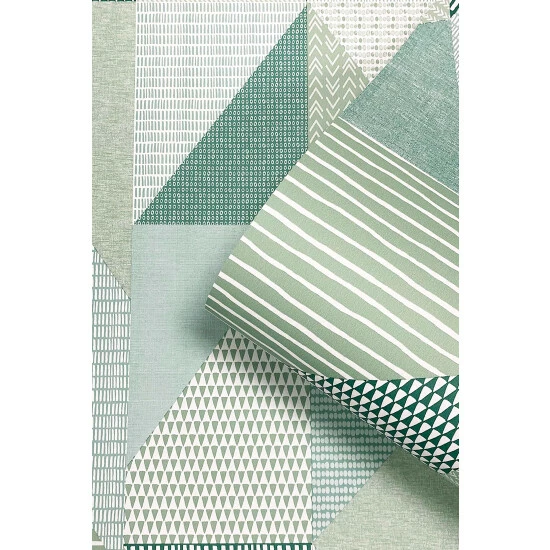 Catherine Lansfield Green Larsson Geo Wallpaper 4 Catherine Lansfield Green Larsson Geo Wallpaper - Image 4