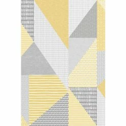 Catherine Lansfield Yellow Larsson Geo Wallpaper Wallpaper -Catherine Lansfield Shop unnamed file 2915