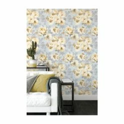Catherine Lansfield Yellow Dramatic Floral Wallpaper Wallpaper -Catherine Lansfield Shop unnamed file 2959
