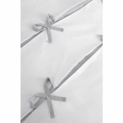 Catherine Lansfield White Milo Bow Duvet Cover And Pillowcase Set -Catherine Lansfield Shop unnamed file 303