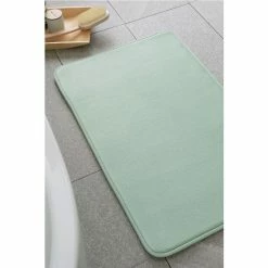 Catherine Lansfield Green Anti-Bacterial Memory Foam Bath Mat