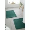 Catherine Lansfield Set Of 2 Green Anti-Bacterial Memory Foam Bath Mats