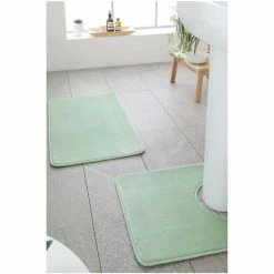 Catherine Lansfield Green Anti-Bacterial Memory Foam Bath Mat And Pedestal Mat 5 Catherine Lansfield Green Anti-Bacterial Memory Foam Bath Mat And Pedestal Mat -Catherine Lansfield Shop unnamed file 3111