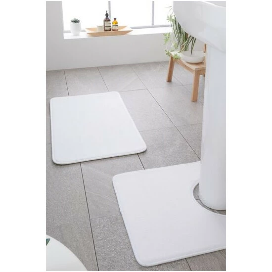 unnamed-file-3133.jpg Catherine Lansfield White Anti-Bacterial Memory Foam Bath Mat And Pedestal Mat -Catherine Lansfield Shop unnamed file 3133