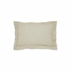 Catherine Lansfield Set Of 2 Cream Percale Pillowcases
