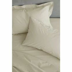 Alternative view of Catherine Lansfield Set Of 2 Cream Percale Pillowcases