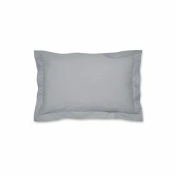 Catherine Lansfield Set Of 2 Grey Percale Pillowcases