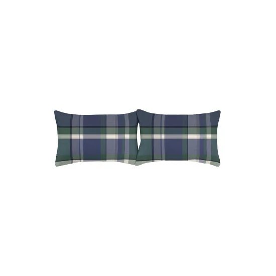 Catherine Lansfield Blue Brushed Check Pillowcases Set Of 2 3 Catherine Lansfield Blue Brushed Check Pillowcases Set Of 2 - Image 3