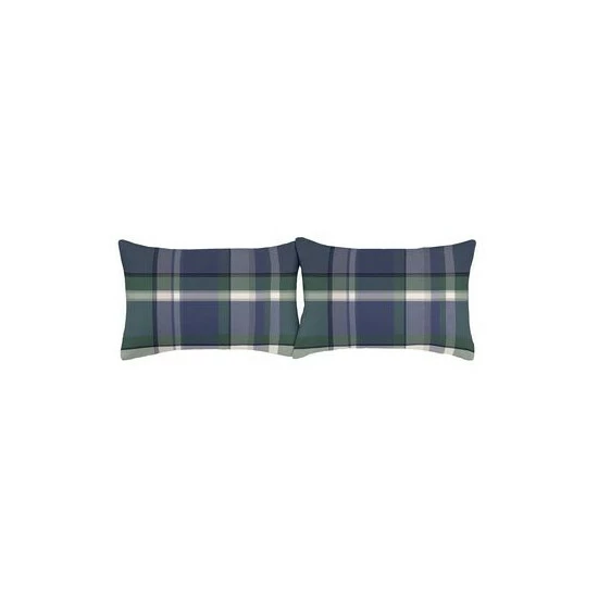 Catherine Lansfield Blue Brushed Check Pillowcases Set Of 2 4 Catherine Lansfield Blue Brushed Check Pillowcases Set Of 2 - Image 4