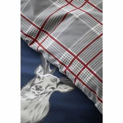 Catherine Lansfield Blue Stag Check Reversible Duvet Cover And Pillowcase Set -Catherine Lansfield Shop unnamed file 324