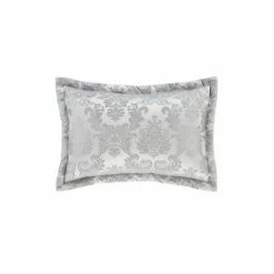 Alternative view of Catherine Lansfield Set Of 2 Silver Damask Jacquard Pillowshams